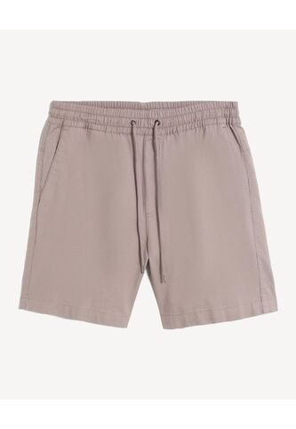 Bermuda Para Hombre Regular Corto Color Café Marca Seven Seven #45100724 Seven Seven