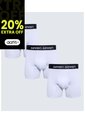 Pack X 3 Bóxer Medio X3 Para Hombre Blanco Seven Seven de Seven Seven