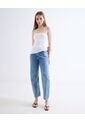 Top Strapless Asimétrico  Para Mujer Blanco Seven Seven de Seven Seven