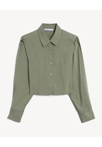 Blusa Para Mujer Manga Larga Color Verde Marca Seven Seven #28124095 Seven Seven