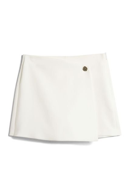Short Para Mujer Multiusos Plano Color Marfil Marca Seven Seven #28191110