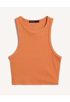 Camiseta Para Mujer Manga Sisa Cuello Redondo Color Naranja Marca Seven Seven #28096574