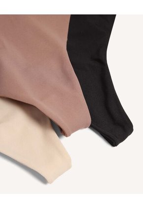 Panty Para Mujer Tanga Color Beige Marca Seven Seven #28800117