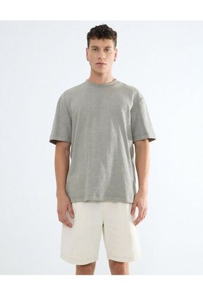 Camiseta Para Hombre Manga Corta Color Verde Claro Marca Seven Seven #45092606