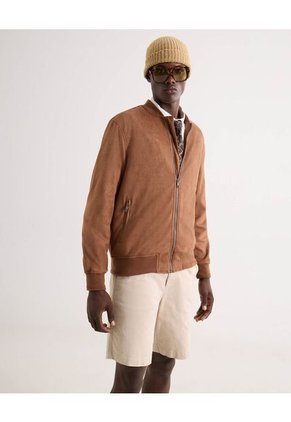 Chaqueta Para Hombre Bomber Color Camel Marca Seven Seven #45080481