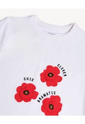 Camiseta Para Mujer Manga Corta Cuello Redondo Color Blanco Marca Seven Seven #28096538