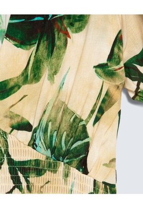 Vestido Para Mujer Manga Corta Color Verde Oscuro Marca Seven Seven #28171354