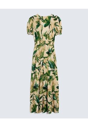 Vestido Para Mujer Manga Corta Color Verde Oscuro Marca Seven Seven #28171354