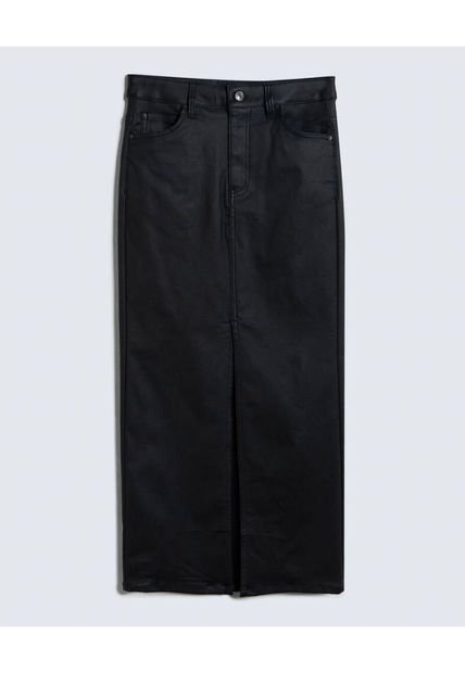 Falda Para Mujer Medio Color Negro Marca Seven Seven #28140902