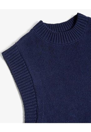 Chaleco Para Mujer Punto Color Azul Marca Seven Seven #28250145