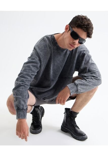 Buzo Para Hombre Cuello Redondo Color Negro Marca Seven Seven #45060683