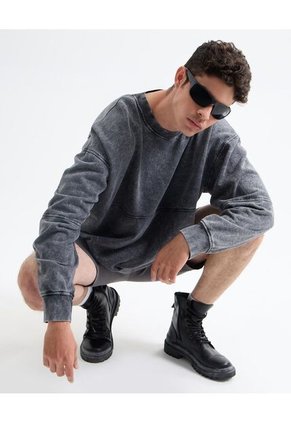 Buzo Para Hombre Cuello Redondo Color Negro Marca Seven Seven #45060683