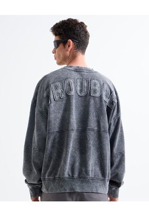 Buzo Para Hombre Cuello Redondo Color Negro Marca Seven Seven #45060683