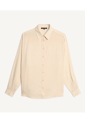 Blusa Para Mujer Manga Larga Color Beige Marca Seven Seven #28123703