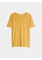 Camiseta Manga Corta  Para Hombre Mostaza Seven Seven de Seven Seven