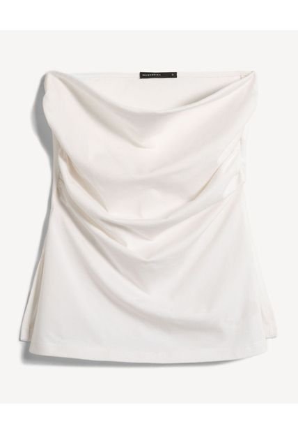 Camiseta Para Mujer Straple Color Marfil Marca Seven Seven #28096474