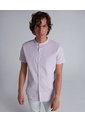 Camisa Para Hombre Manga Corta  Color Lilapastel Marca Seven Seven #45011821 de Seven Seven