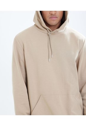 Buzo Para Hombre Hoodie Color Beige Marca Seven Seven #45060623