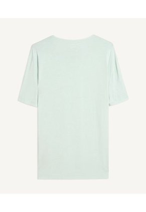 Camiseta Manga Corta Hombre Seven Viscosa Azul 45092066-60291