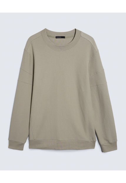 Buzo Para Hombre Cuello Redondo Color Beige Marca Seven Seven #45060672