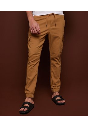 Pantalon Para Hombre Jogger Color Camel Marca Seven Seven #45070882