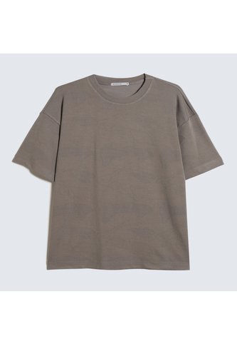 Camiseta Para Hombre Manga Corta Color Gris  Marca Seven Seven #45092512 Seven Seven