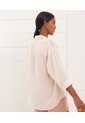 Blusa Para Mujer Manga Larga Color Beige Marca Seven Seven #28123703 de Seven Seven