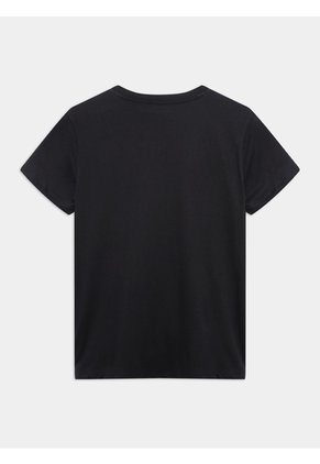 Camiseta Holgada Con Screen Especial  Para Mujer Negro Seven Seven