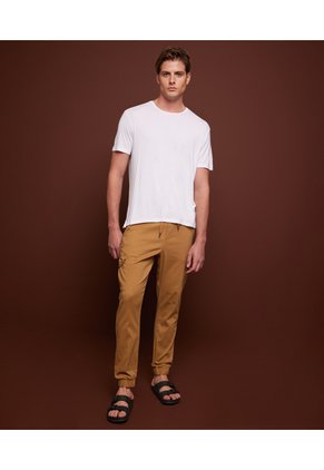 Pantalon Para Hombre Jogger Color Camel Marca Seven Seven #45070882