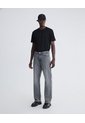 Jean Straight Gris Medio Con Desgaste  Para Hombre Gris Seven Seven de Seven Seven