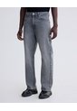 Jean Straight Gris Medio Con Desgaste  Para Hombre Gris Seven Seven de Seven Seven