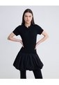 Vestido Con Falda Globo  Para Mujer Negro Seven Seven de Seven Seven