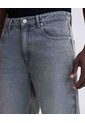 Jean Straight Gris Medio Con Desgaste  Para Hombre Gris Seven Seven de Seven Seven