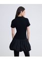 Vestido Con Falda Globo  Para Mujer Negro Seven Seven de Seven Seven
