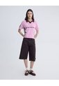 Camiseta Cuello Polo En Tejido Unisex Rosado Seven Seven de Seven Seven