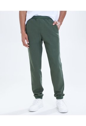 Jogger Tejido Con Bolsillos Para Hombre Verde Seven Seven