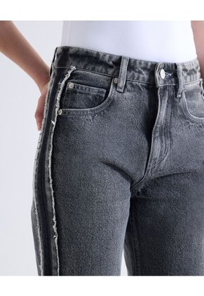 Jean Straight Gris Para Mujer Gris Seven Seven