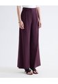 Pantalón Wide Leg Tiro Alto Con Vuelo  Para Mujer Café Seven Seven de Seven Seven