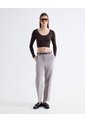 Pantalón Wide Leg Tiro Alto Con Vuelo  Para Mujer Gris Seven Seven de Seven Seven