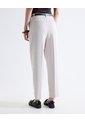 Pantalón Slim Pinza Tiro Alto Tobillero  Para Mujer Gris Seven Seven de Seven Seven