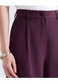 Pantalón Wide Leg Tiro Alto Con Vuelo  Para Mujer Café Seven Seven de Seven Seven