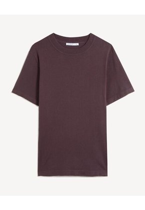 Camiseta Para Hombre Manga Corta Cuello Redondo Color Café Marca Seven Seven #45092772