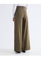 Pantalón Wide Leg Tiro Alto Con Vuelo  Para Mujer Verde Seven Seven de Seven Seven