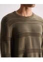 Saco Tejido Con Diseño Texturizado  Para Hombre Verde Seven Seven de Seven Seven