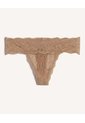 Set X3 Tangas Brasileras De Encaje X3 Para Mujer Café Seven Seven de Seven Seven