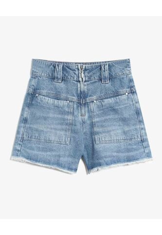 Short Para Mujer Multiusos Plano Color Azul Marca Seven Seven #28191113 Seven Seven