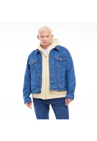 Chaqueta Para Hombre Trucker Color Azul Medio Marca Seven Seven #45080375 Seven Seven