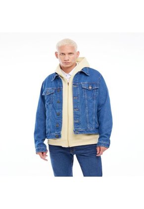 Chaqueta Para Hombre Trucker Color Azul Medio Marca Seven Seven #45080375