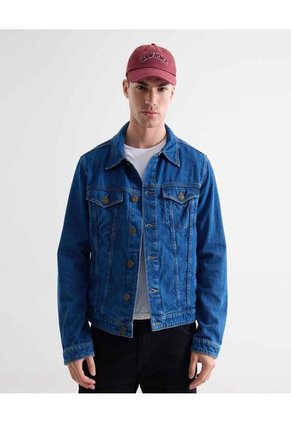 Chaqueta Para Hombre Trucker Color Azul Medio Marca Seven Seven #45080375