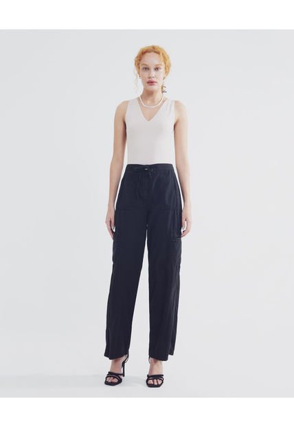 Pantalon Para Mujer  Color Negro Marca Seven Seven #28071707